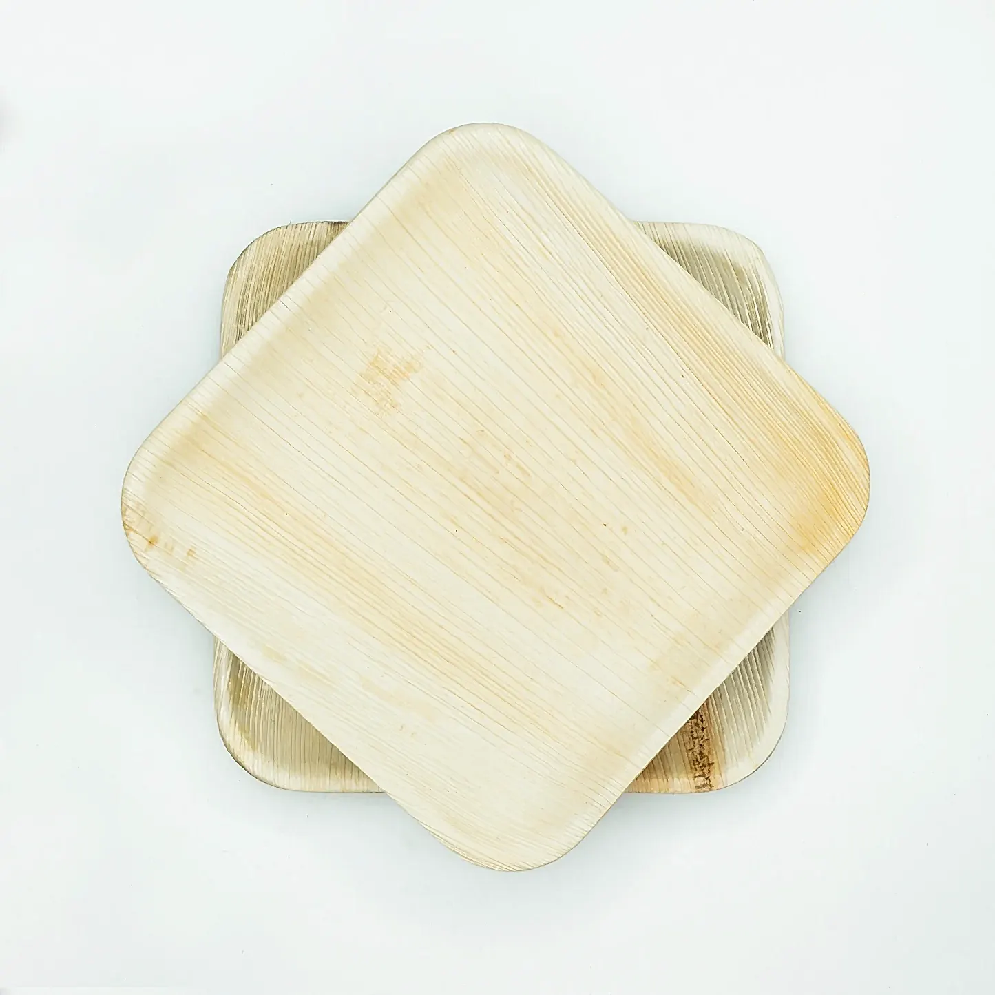 10" / 25 cm Square Palm Leaf Plate - Eco Leaf Products