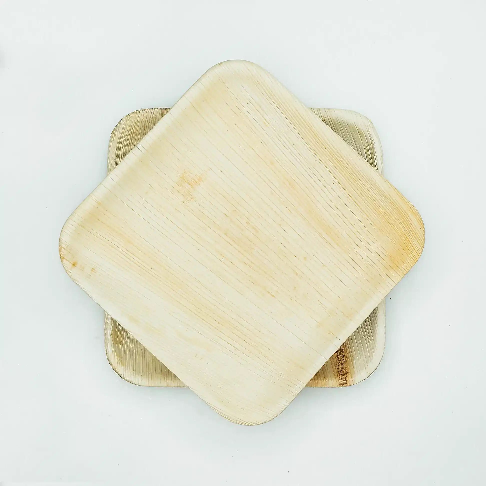 10" / 25 cm Square Palm Leaf Plate - Eco Leaf Products