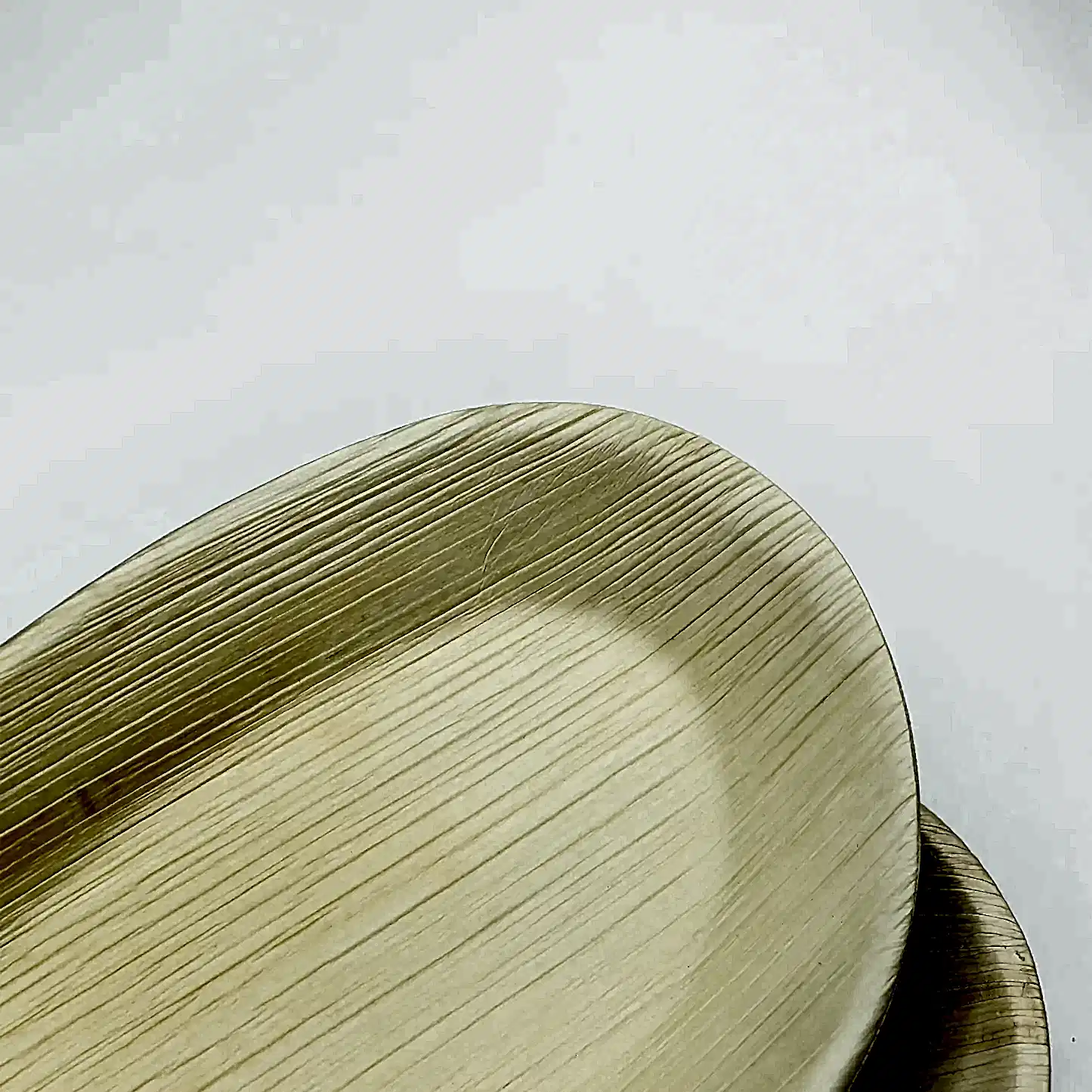 10" x 6.5" - Large Oval Palm Leaf Disposable Plates - Eco Leaf Products