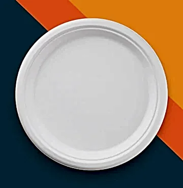Bulk Round Disposable Bagasse Plates - Eco Leaf Products
