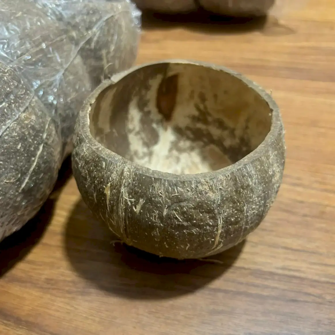 Round Large Semi Polished Coconut Shell - Eco Leaf Products