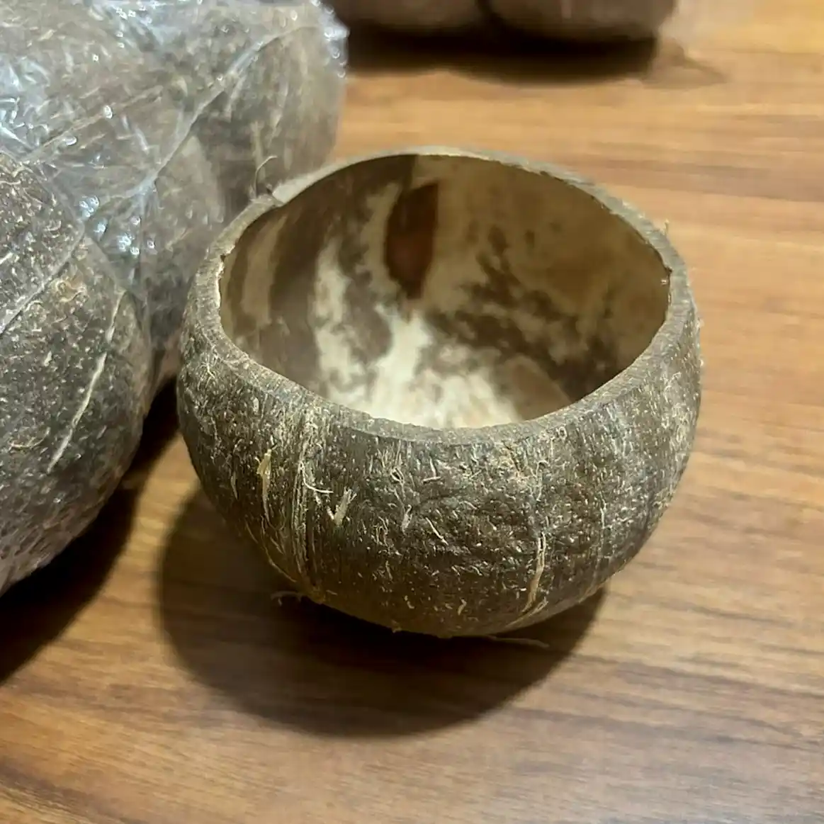 Round Large Semi Polished Coconut Shell - Eco Leaf Products