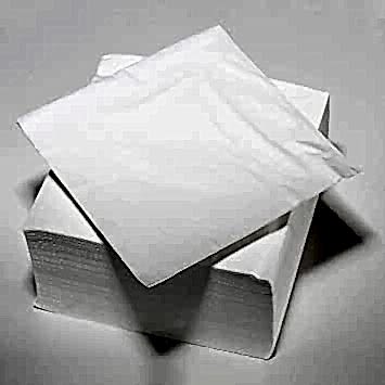 White Napkins 25cm 2 Ply 4-fold (200 pcs) - Eco Leaf Products