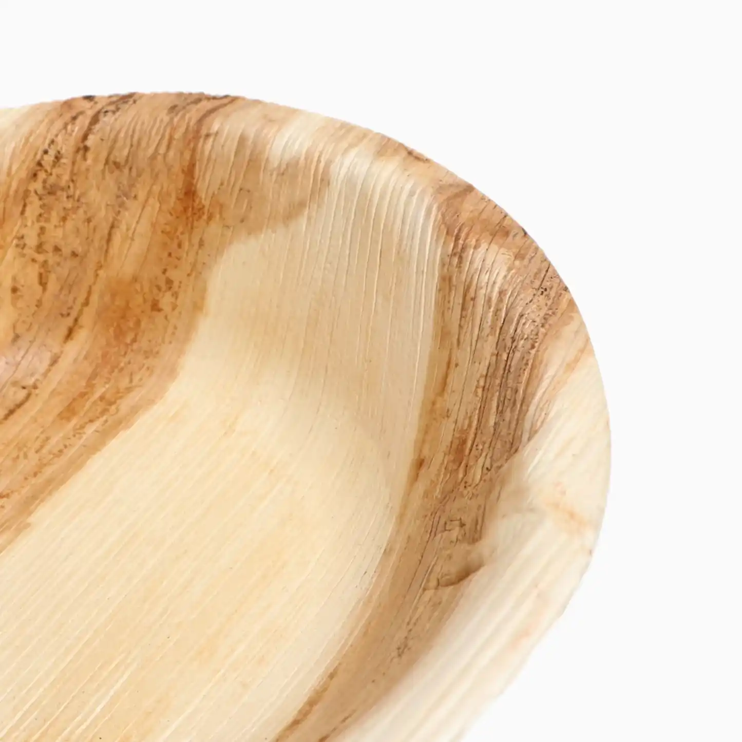 5" / 12.7 cm Round Palm Leaf Bowls - Eco Leaf Products