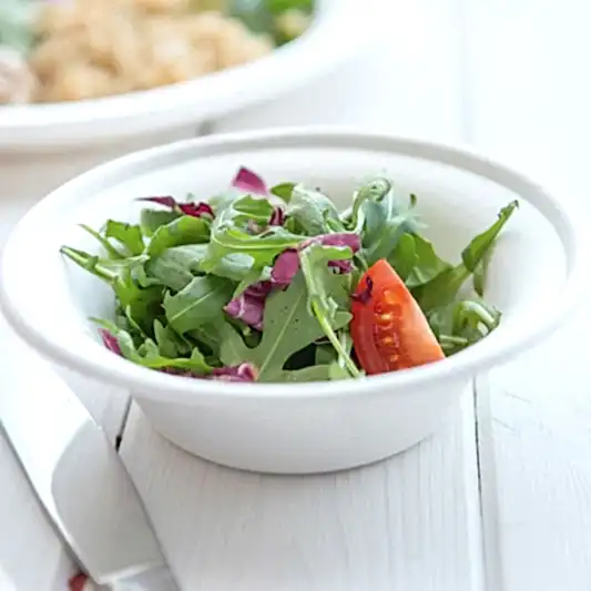 12oz (350ml) Round Bagasse Disposable Bowl - Eco Leaf Products