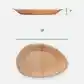 Large Oval Disposable Plate 10" x 6.5" Baboo Like Palm Leaf Plates - Eco Leaf Products