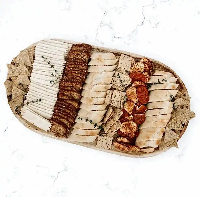Extra Large 22" x 12" Palm Leaf Platter Tray - Eco Leaf Products