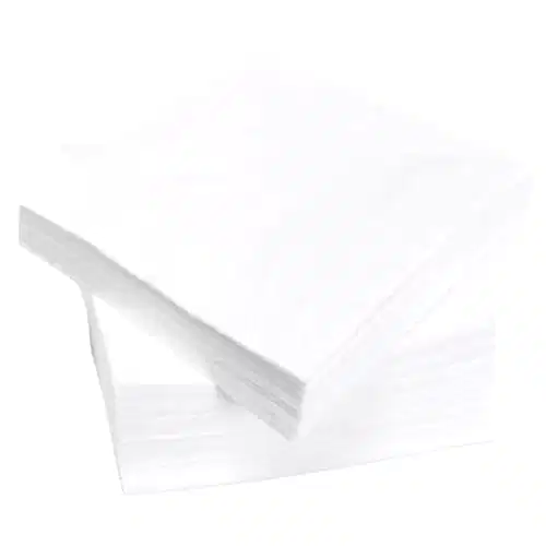 White Napkins 25cm 2 Ply 4-fold (200 pcs) - Eco Leaf Products