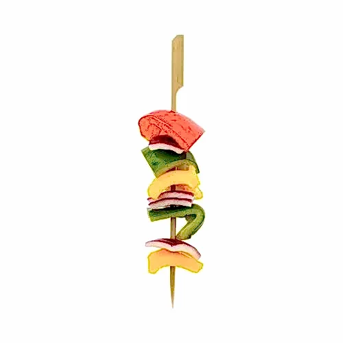 Bamboo Skewers (100 pack) 12cm Gun Shape Teppo Paddle Gushi Party Skewers - Eco Leaf Products