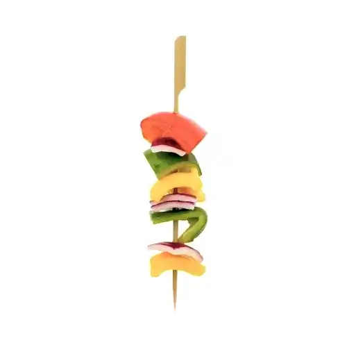 Bamboo Skewers (100 pack) 12cm Gun Shape Teppo Paddle Gushi Party Skewers - Eco Leaf Products