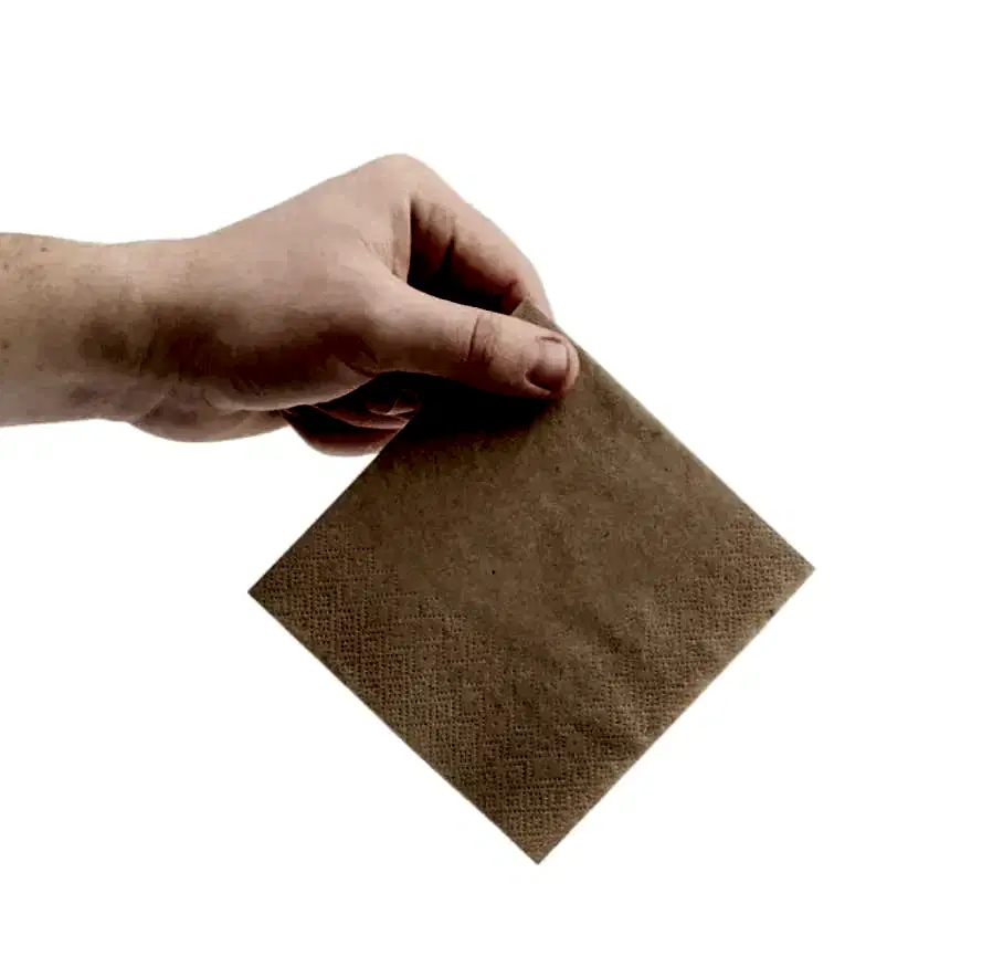 Brown 2-ply Paper Napkins - Eco Leaf Products